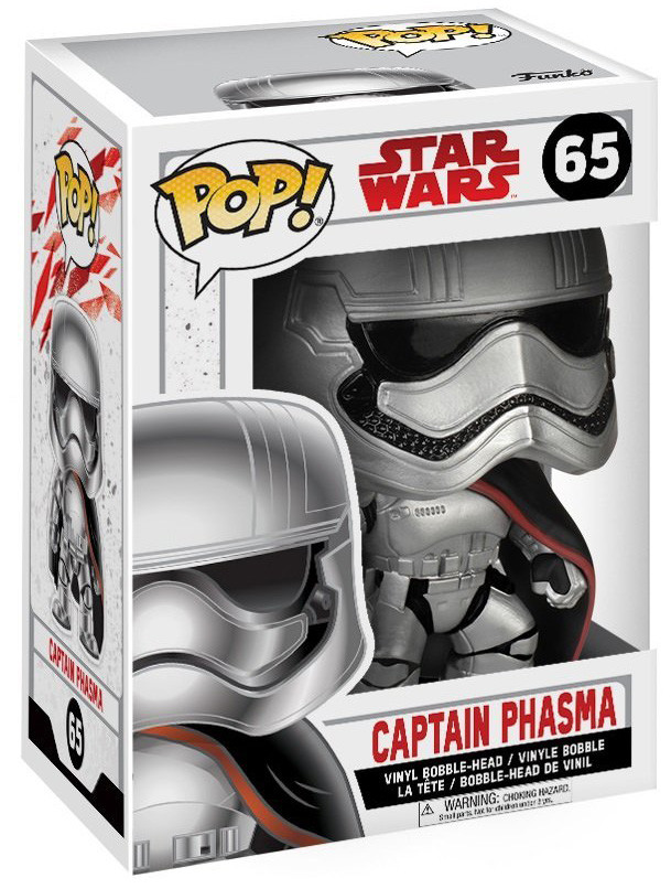 Фигурка Funko POP: Star Wars – Captain Phasma Bobble-Head (9,5 см)