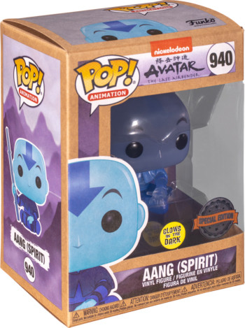  Funko POP Animation: Avatar Aang  Spirit Glows In The Dark (9,5 )
