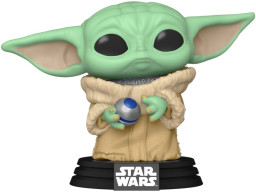 ������� Funko POP Star Wars: Book of Boba Fett � Grogu with Armor Bobble-Head (9,5 ��)
