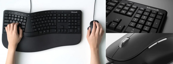 Комплект (клавиатура+мышь) Microsoft Ergonomic Desktop For Business для PC