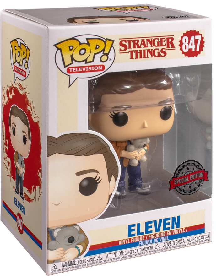  Funko POP Television: Stranger Things  Eleven With Bear (9,5 )