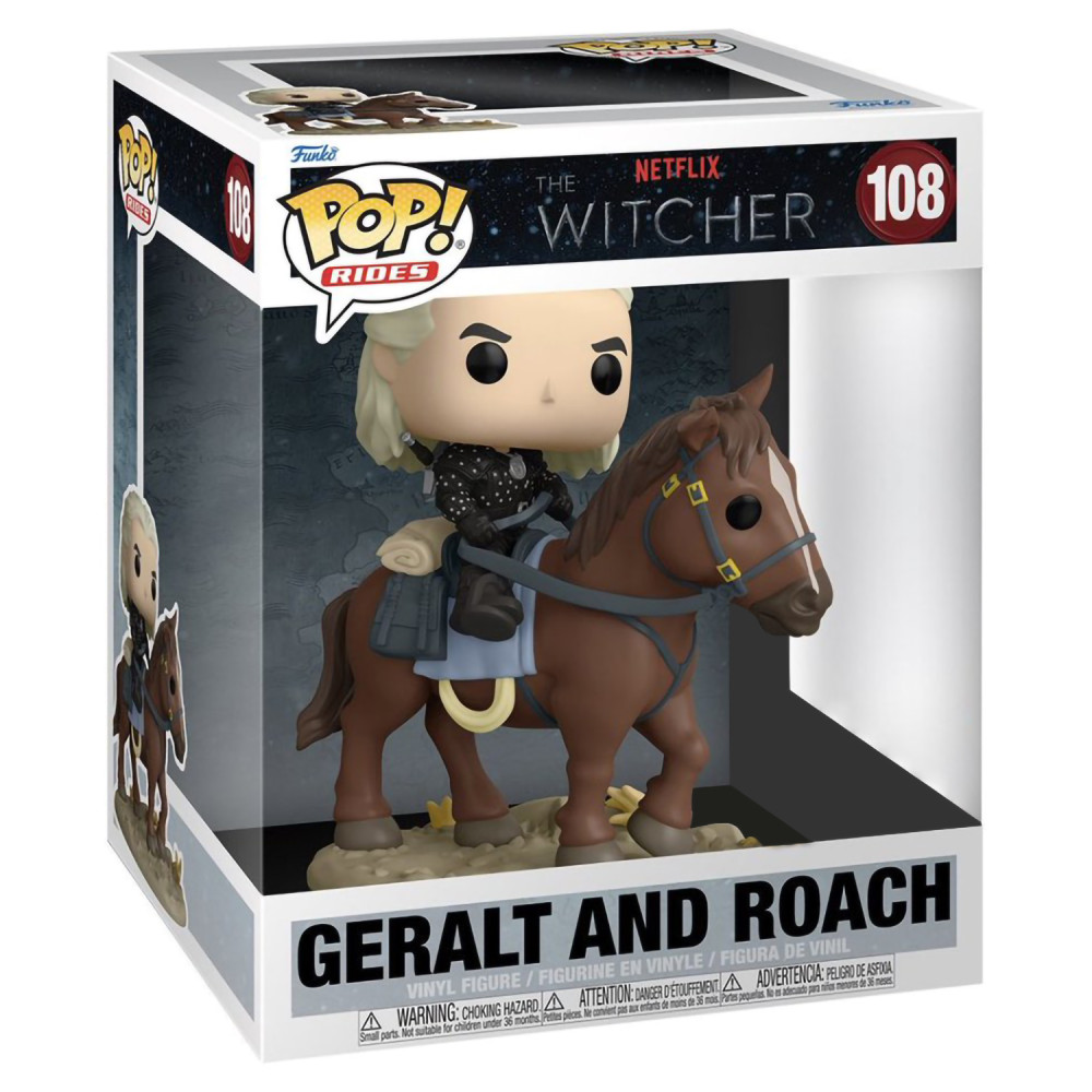  Funko POP Rides: The Witcher  Geralt And Roach Exclusive