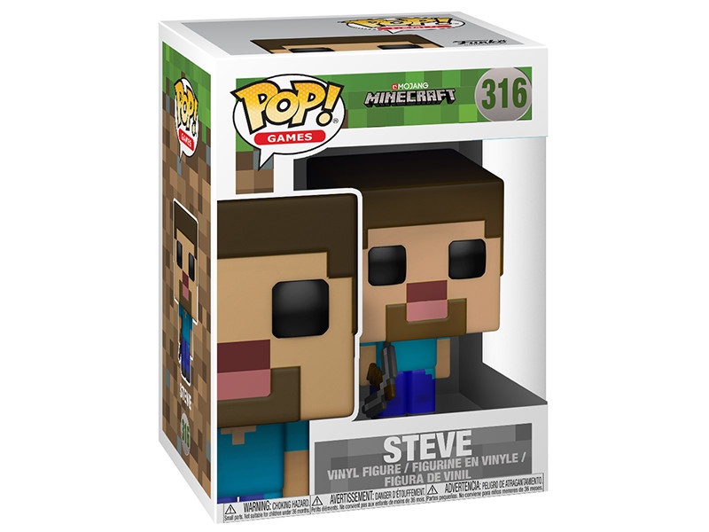 Фигурка Funko POP Games: Minecraft – Steve (9,5 см)