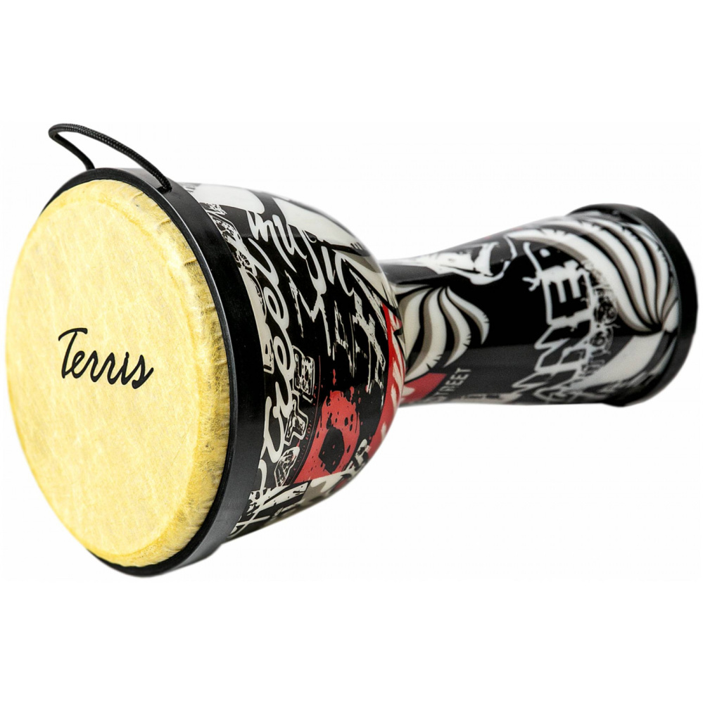 Джембе Terris DPC-08 PUNK 8'(20 см)-16'(40 см) – рисунок Панк