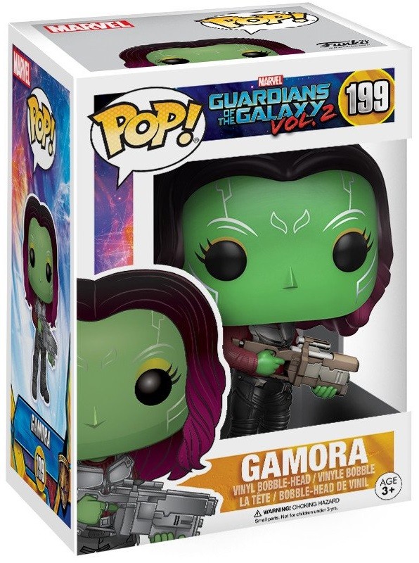 Фигурка Funko POP Marvel: Guardians Of The Galaxy Vol. 2 – Gamora Bobble-Head (9,5 см)