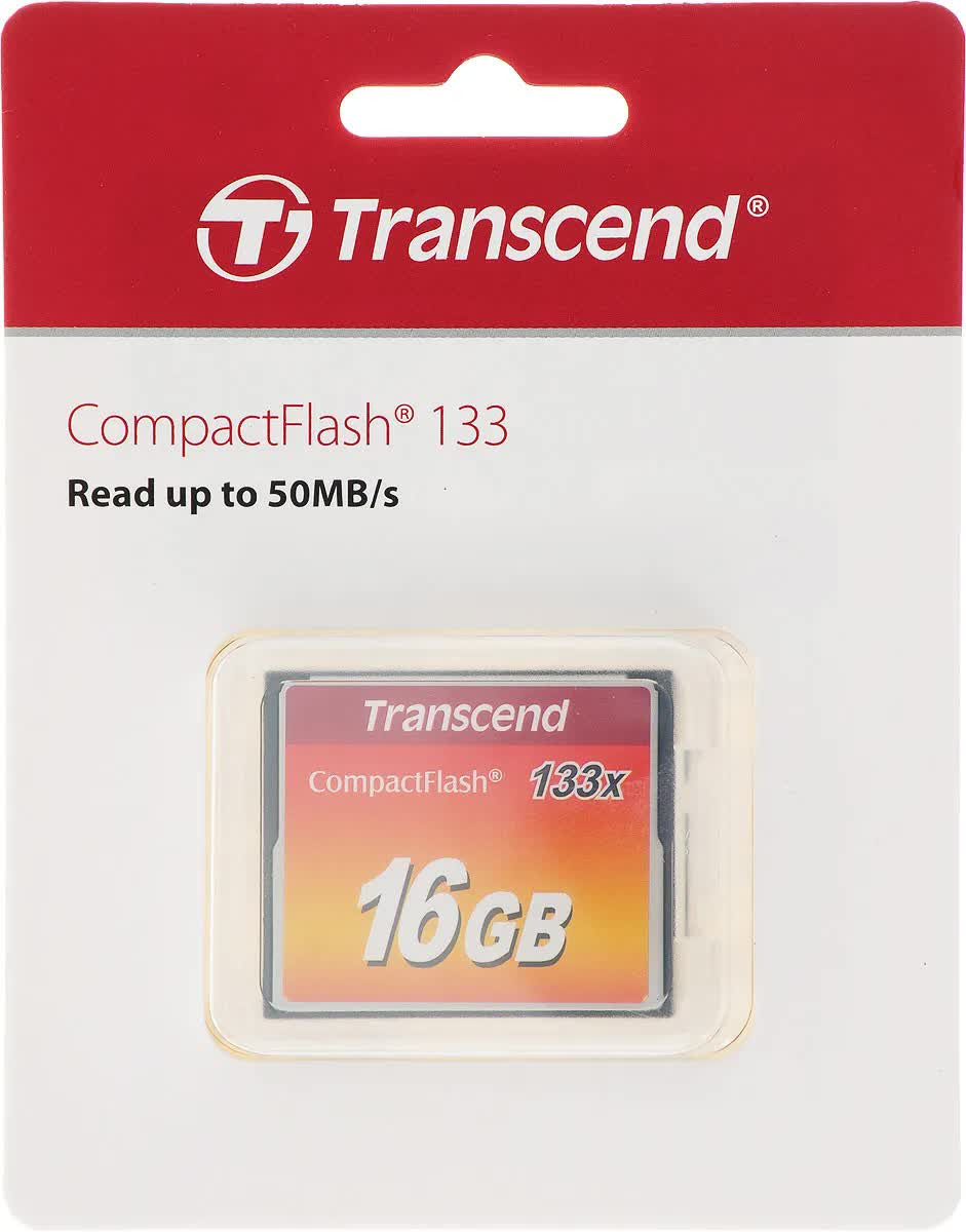 ����� ������ Transcend Compact Flash Card (133X) 16GB