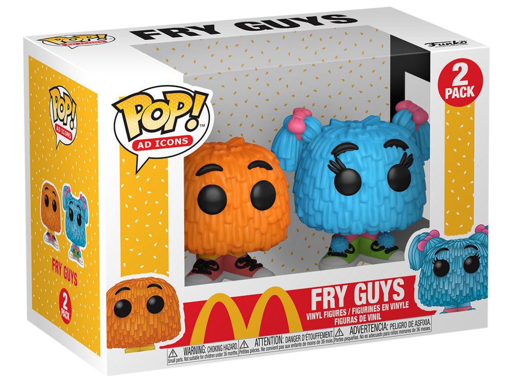  Funko POP Ad Icons: McDonalds – Fry Guys Orange/Blue (2-Pack)
