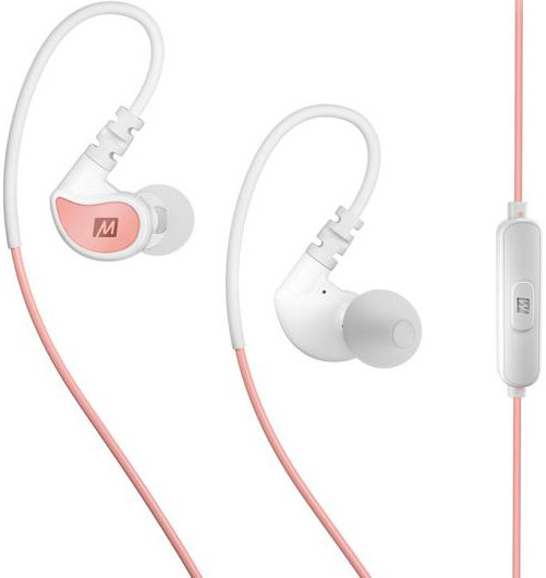 Наушники \ гарнитура MEE Audio X1 (X1-CRWT) (корал / белый)