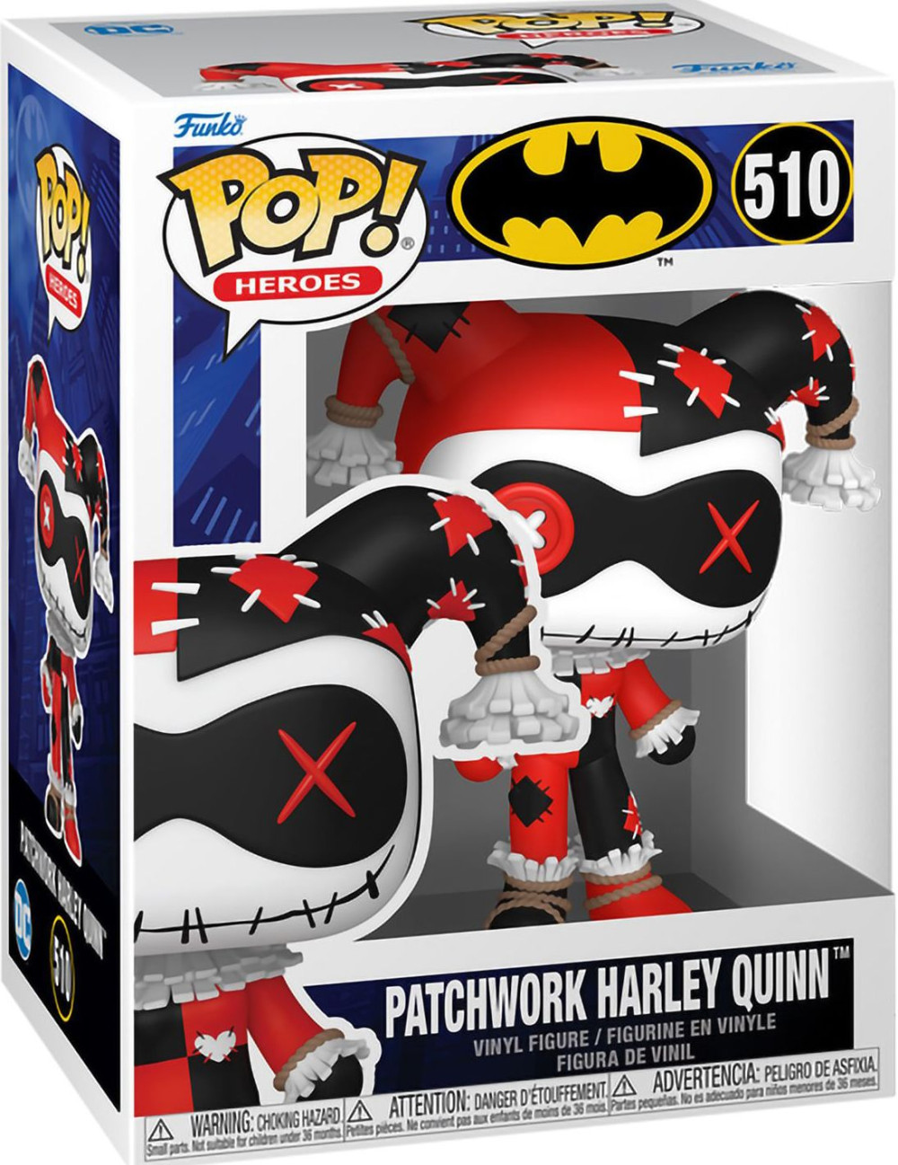  Funko POP Heroes: DC Comics  Patchwork Harley Quinn (9,5 )