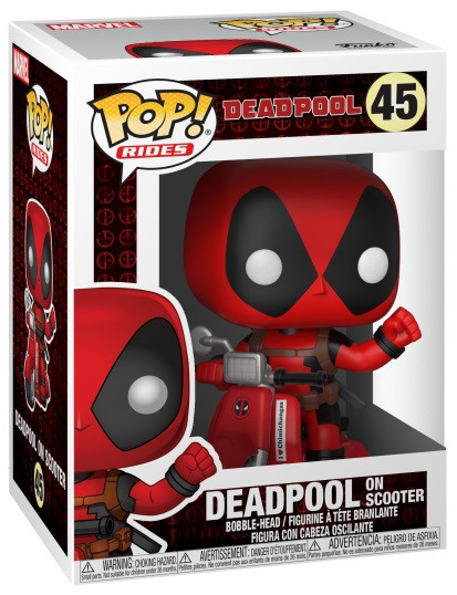  Funko POP Rides: Deadpool  Deadpool On Scooter Bobble-Head (9,5 )