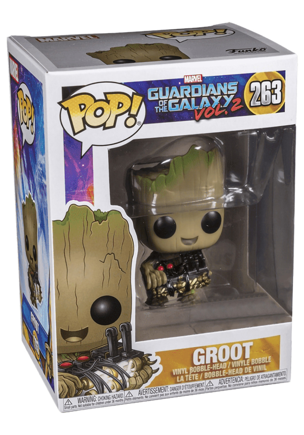  Funko POP Marvel: Guardians Of The Galaxy Vol. 2  Groot With Bomb Bobble-Head Exclusive (9,5 )