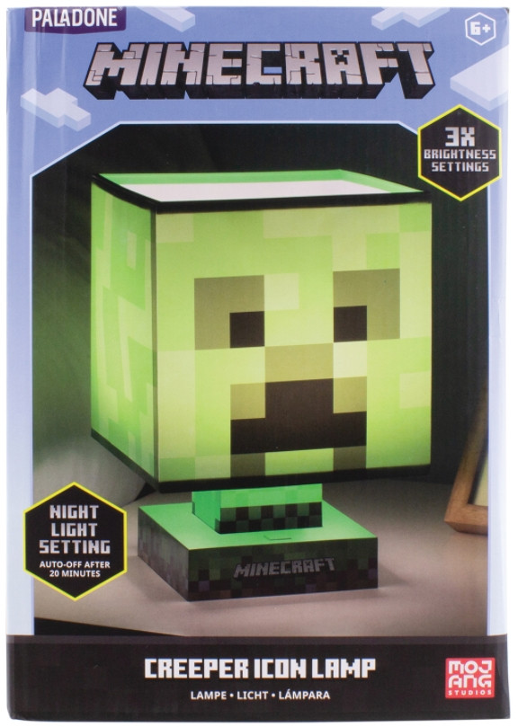 Светильник Minecraft: Creeper Icon