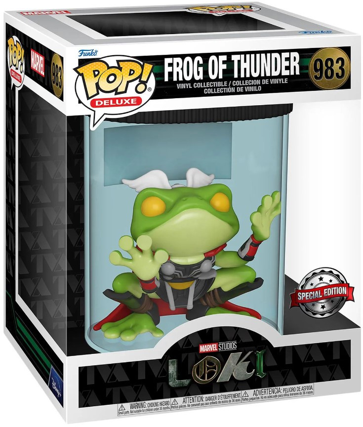 Funko POP Marvel: Loki  Frog Of Thunder Exclusive Bobble-Head Deluxe (9,5 )