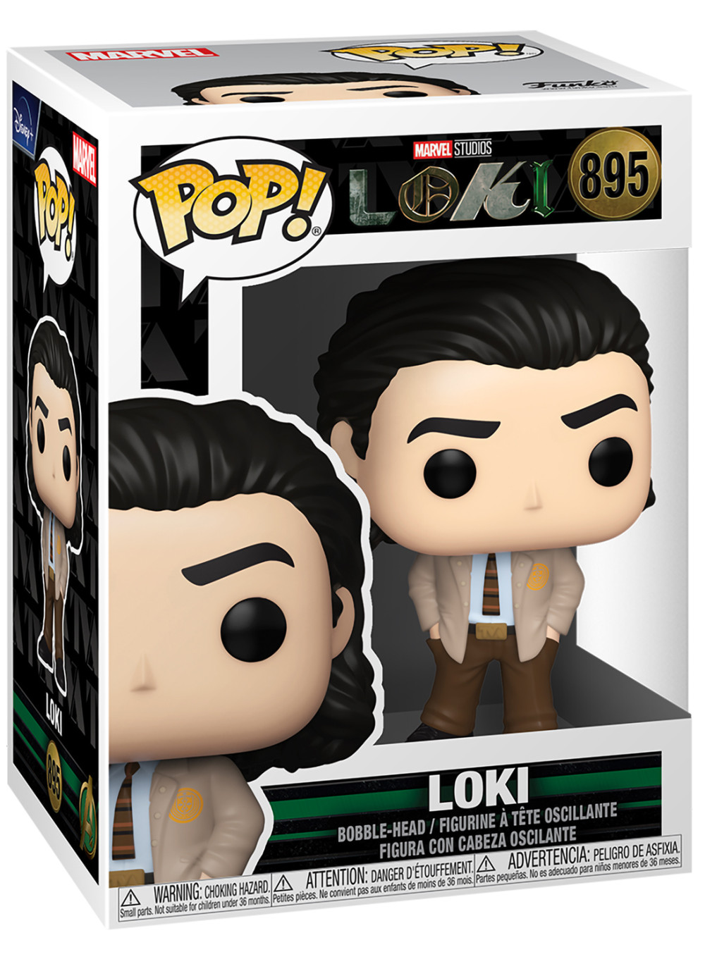 Фигурка Funko POP Marvel: Loki – Loki Bobble-Head (9,5 см)