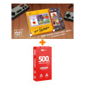 Настольная игра 500 злобных карт Дополнение 2 Еще 200 карт Набор красный + Шоколад Кэт 12 Для геймера 60г Набор