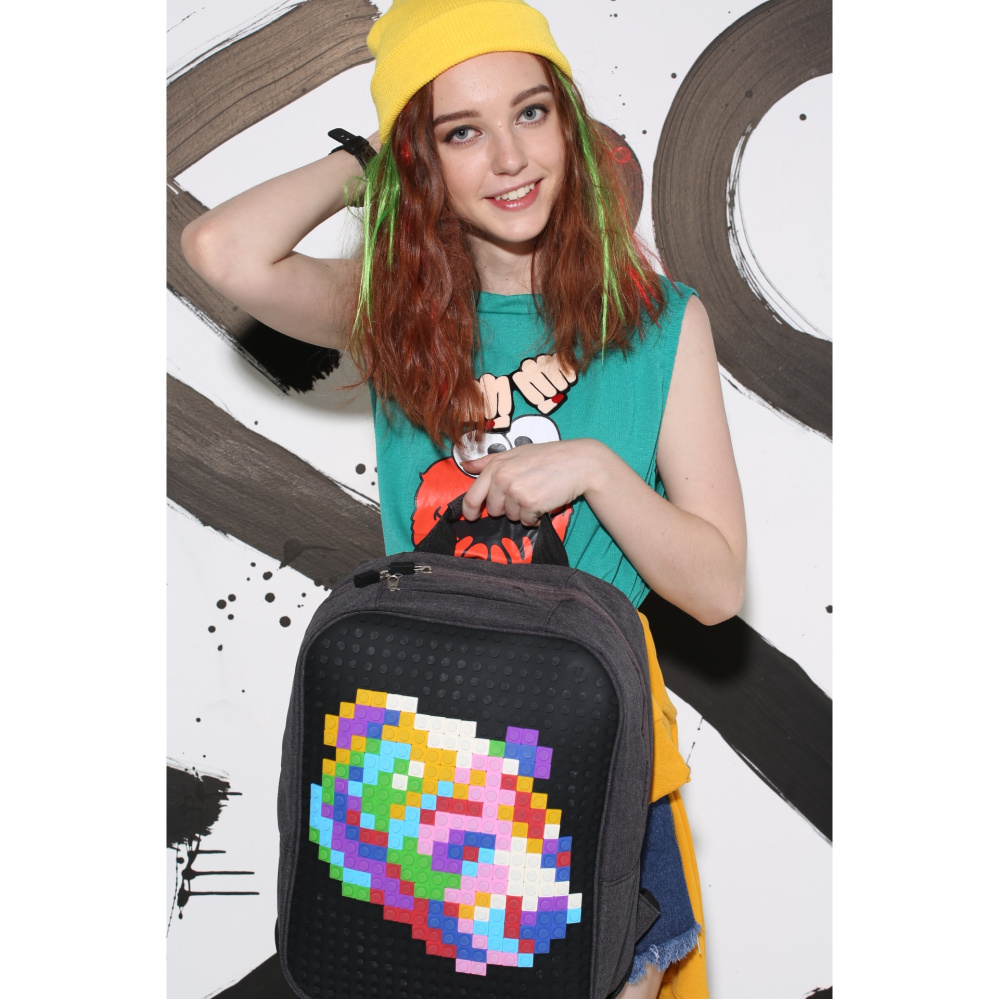       (Canvas classic pixel Backpack) WY-A001 ()