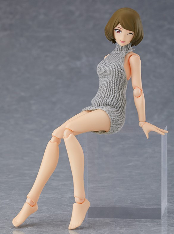  Figma Female Body: Chiaki With Backless Sweater Outfit (13,5 )