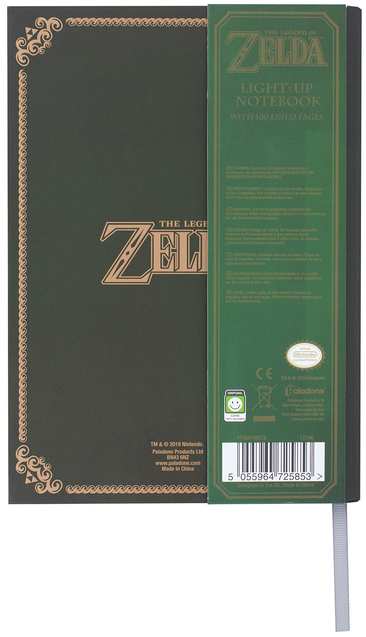 Блокнот The Legend Of Zelda: Triforce – Light Up