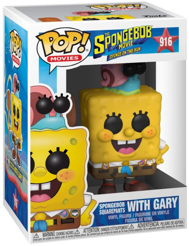  Funko POP The SpongeBob Movie: Sponge on the Run  Spongebob Squarepants with Gary (9,5 )