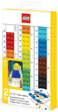 Линейка LEGO (конструируемая) + минифигурка LEGO: Classic