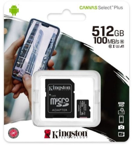   Kingston Canvas Select Plus microSDHC 512GB (SDCS2/512GB)