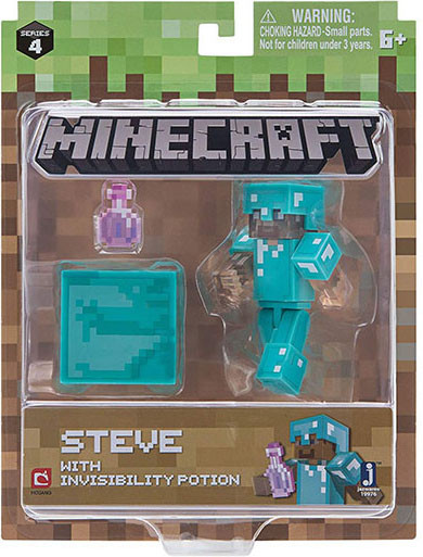  Minecraft Series 4: Steve With Invisibility Potion (8 )