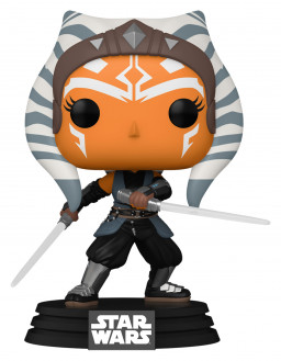  Funko POP: Star Wars The Mandalorian  Ahsoka With Sabers Bobble-Head (9,5 )