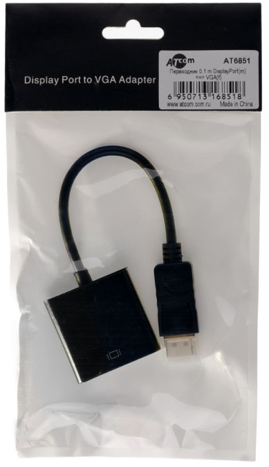  ATcom DisplayPort M  VGA  F  0.1  (6851)