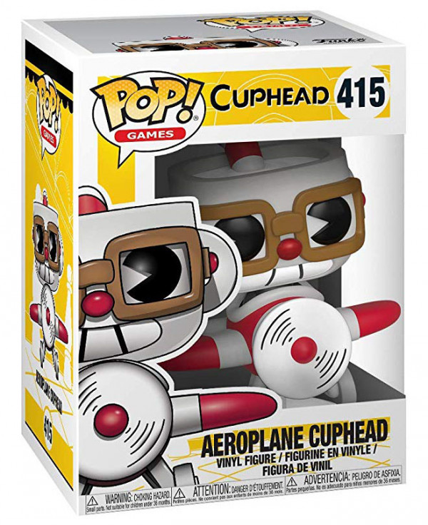 Фигурка Funko POP Games: Cuphead – Cuphead in Aeroplane (9,5 см)