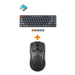  Keychron K7 ( M1 black,  K7 Low Profile, Blue Switch)