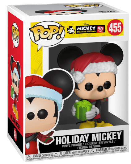 Фигурка Funko POP: Disney Mickey's The 90th Anniversary – The True Original Holiday Mickey (9,5 см)