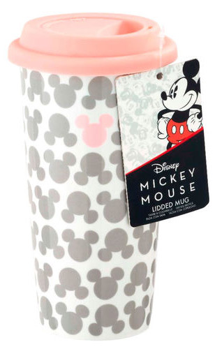  Funko Disney: Mickey Mouse  Block Print Lidded Mug
