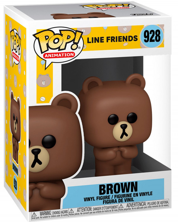 Фигурка Funko POP Animation: Line Friends – Brown (9,5 см)
