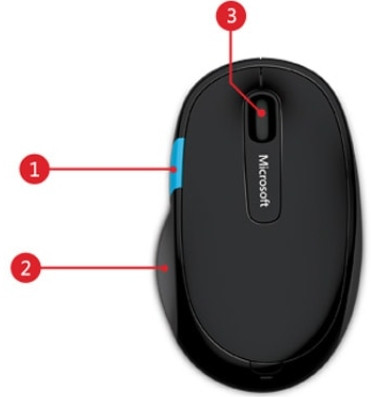  Microsoft Sculpt Comfort Mouse Bluetooth-  PC ()