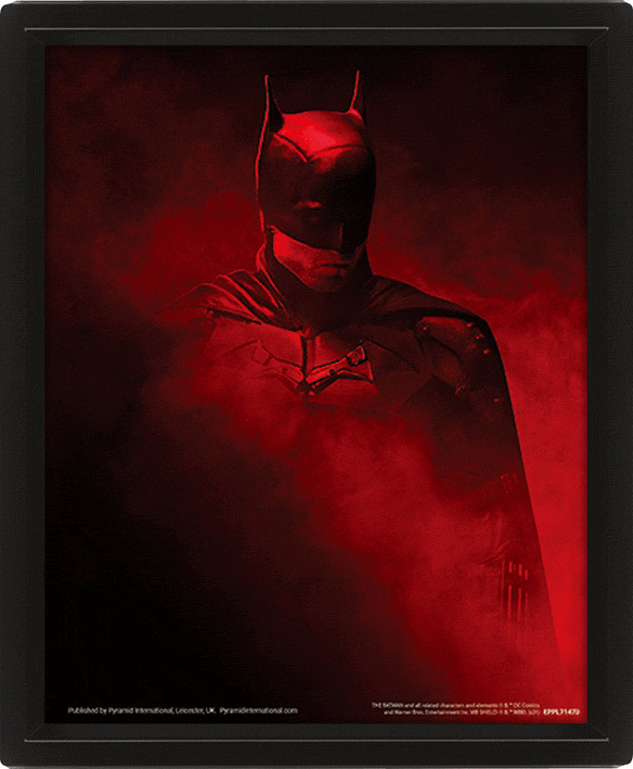 3D  The Batman: Vengeance  Lenticular Framed