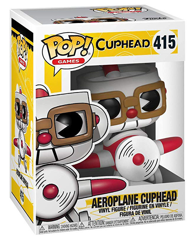  Funko POP Games: Cuphead  Cuphead in Aeroplane (9,5 )