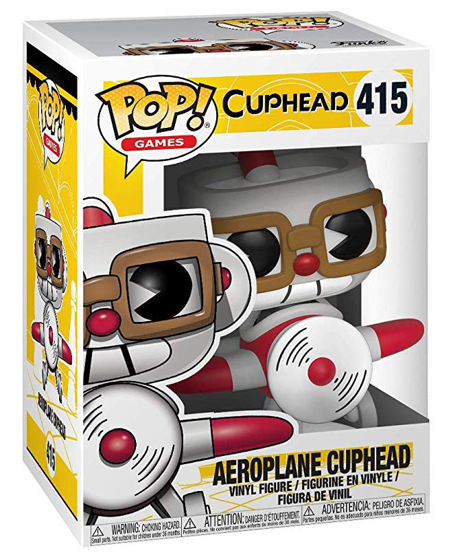 Фигурка Funko POP Games: Cuphead – Cuphead in Aeroplane (9,5 см)