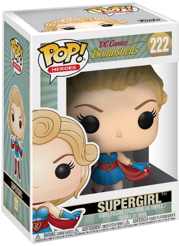 Фигурка Funko POP Heroes: DC Comics Bombshells – Supergirl (9,5 см)