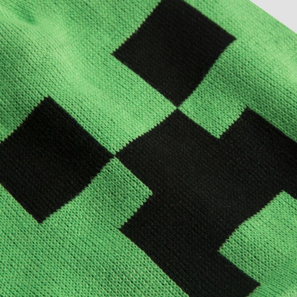 Шапка с помпоном Minecraft: Creeper Face