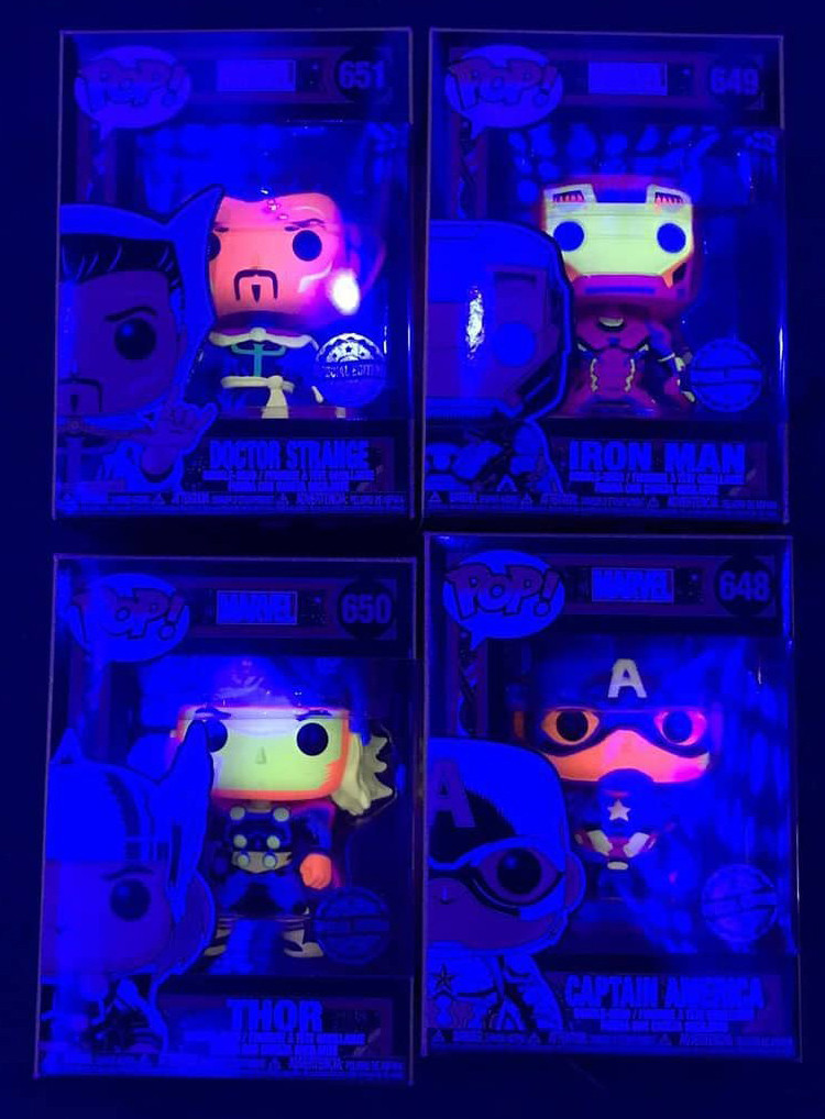 ������� Funko POP Marvel: Black Light � Doctor Strange Bobble-Head Exclusive (9,5 ��)