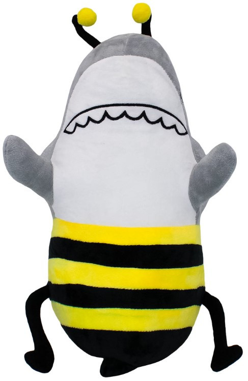 Мягкая игрушка Акула-пчела (35 см)
