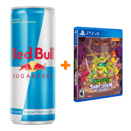  Teenage Mutant Ninja Turtles: Shredder's Revenge [PS4,  ] +   Red Bull   250