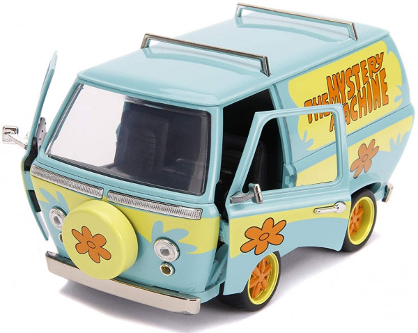 Набор фигурок Hollywood Rides Scooby-Do: Mystery Machine With Scooby-Doo & Shaggy 1:24 (3 шт)