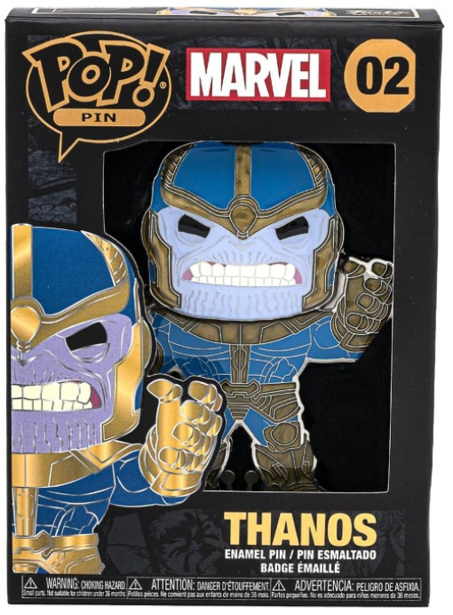 Значок Funko Pop Pin: Marvel – Thanos Large Enamel Pin