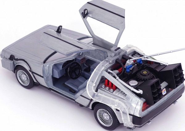 Модель машины Hollywood Rides: Back To The Future 1 – Time Machine (масштаб 1:24)