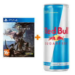  Monster Hunter: World [PS4,  ] +   Red Bull   250