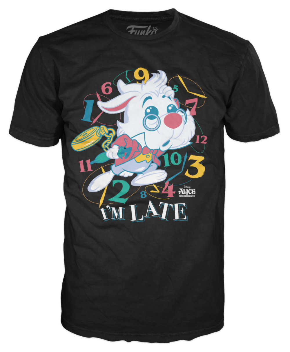   +  Funko Pop Tees Alice In Wonderland: 70th Anniversary  White Rabbit  Tees