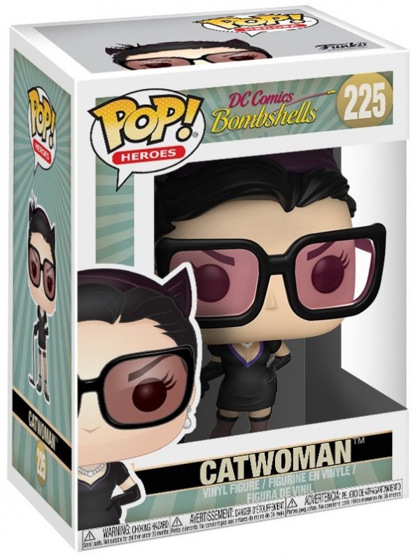 Фигурка Funko POP Heroes: DC Comics Bombshells – Catwoman (9,5 см)
