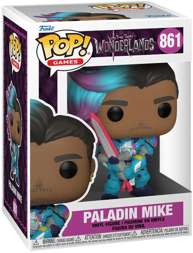  Funko POP Games: Tiny Tina`s Wonderland  Paladin Mike (9,5 )