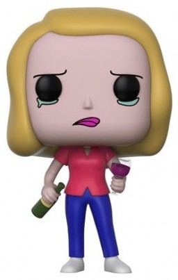  Funko POP Animation: Rick And Morty  Beth with Wine Glass (9,5 )